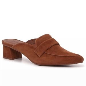 Splendid Brown Suede Pointed Mules